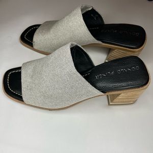 Donald Pliner Gray Mule Sandal